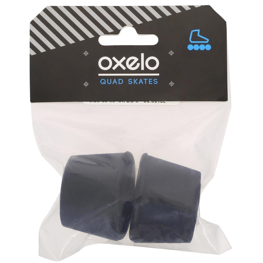 Adult Quad Roller Skate Brake Pads Twin-Pack, Black, No Color, large image number 6
