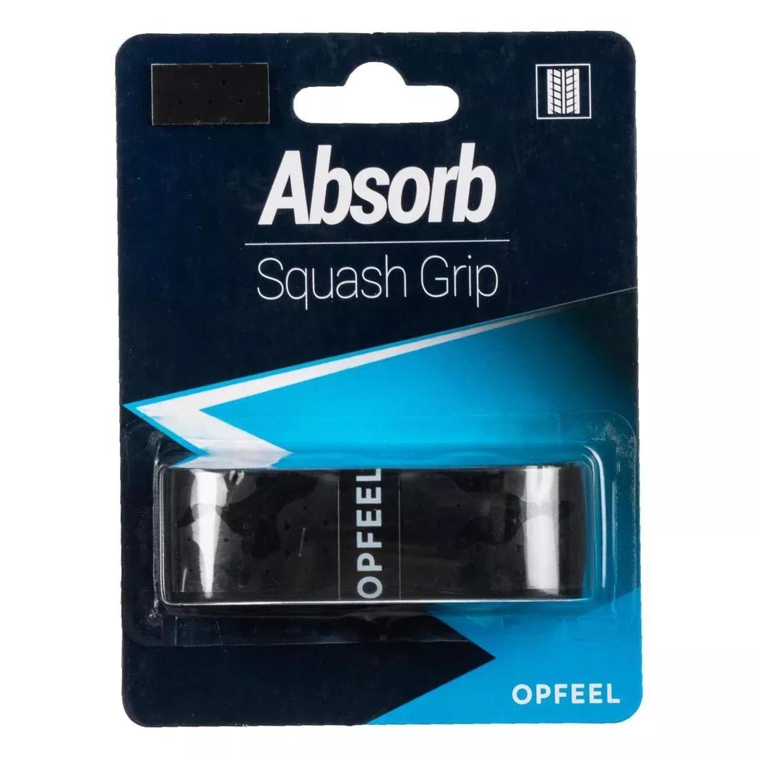 Absorb Squash Grip, Black, No Color, large image number 0