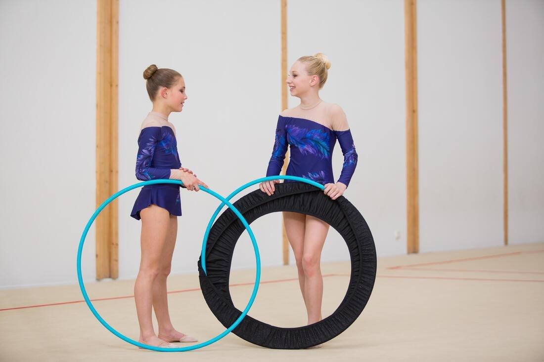 Rhythmic Gymnastics Hoop, Blue, No Color, large image number 6