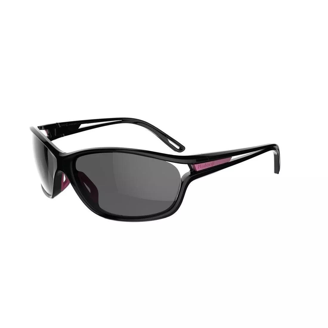 Unisex Runstyle Category 3 Running Glasses, Black, No Color, large image number 0