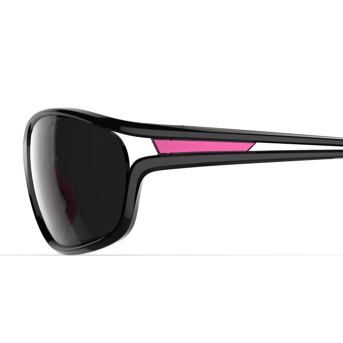 Unisex Runstyle Category 3 Running Glasses, Black, No Color, large image number 2