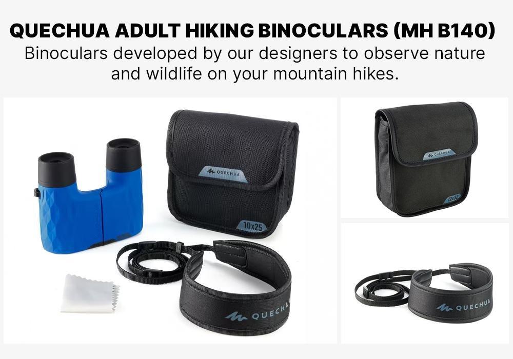 Adult Fixed Focus Hiking Binoculars, MH B140, x10 Magnification, Blue, No Color, large image number 17