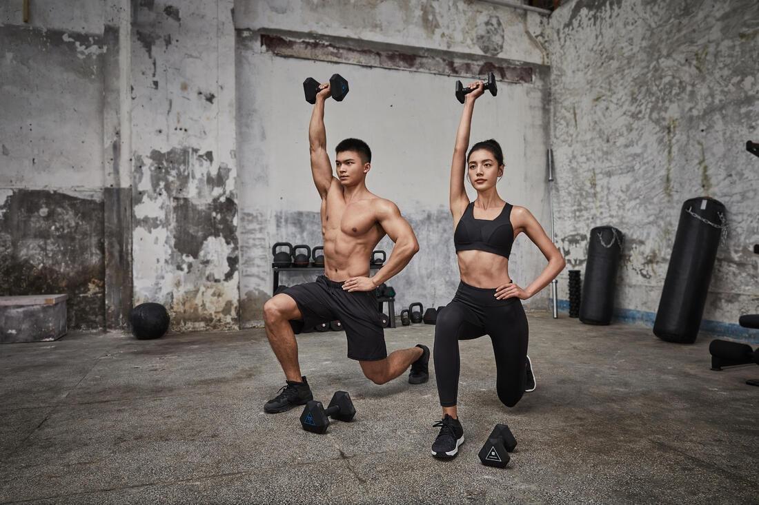 Hex Dumbbell 5kg, Black, No Color, large image number 13