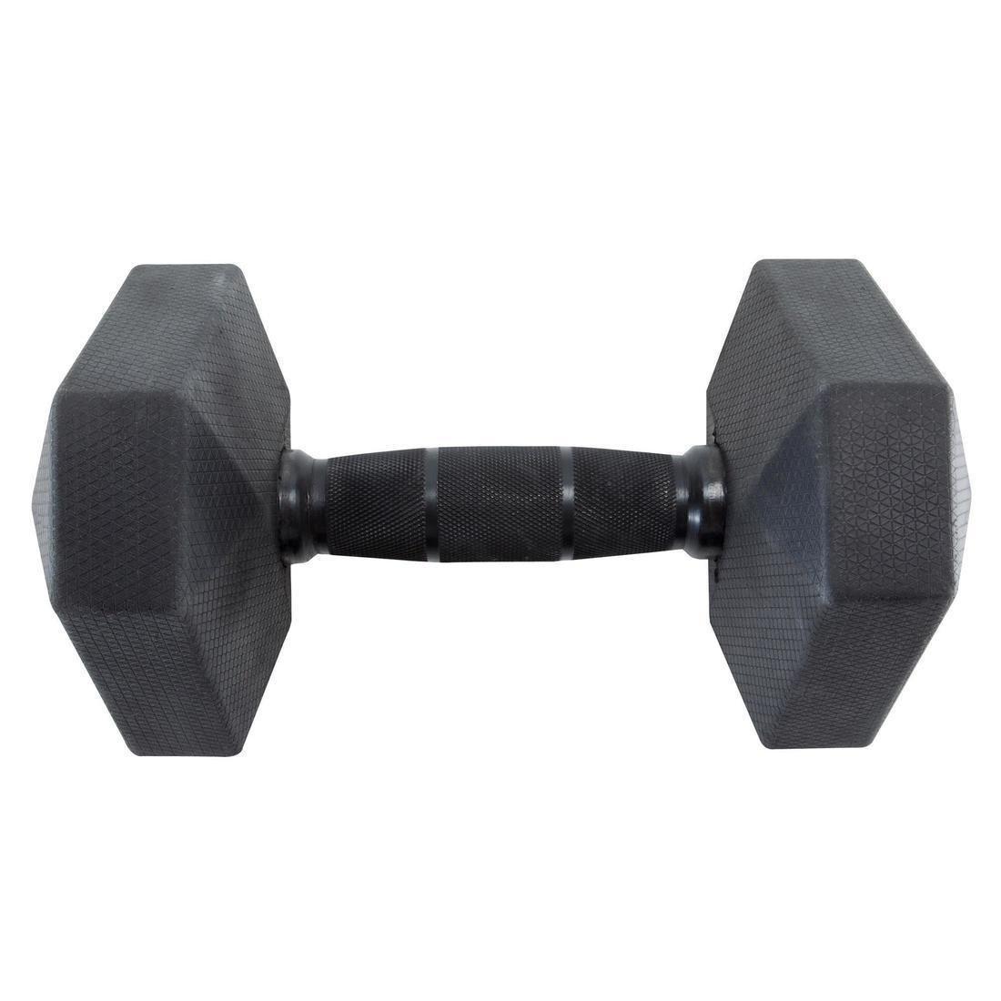 CORENGTH - Hex Dumbbell 7.5 kg, Black