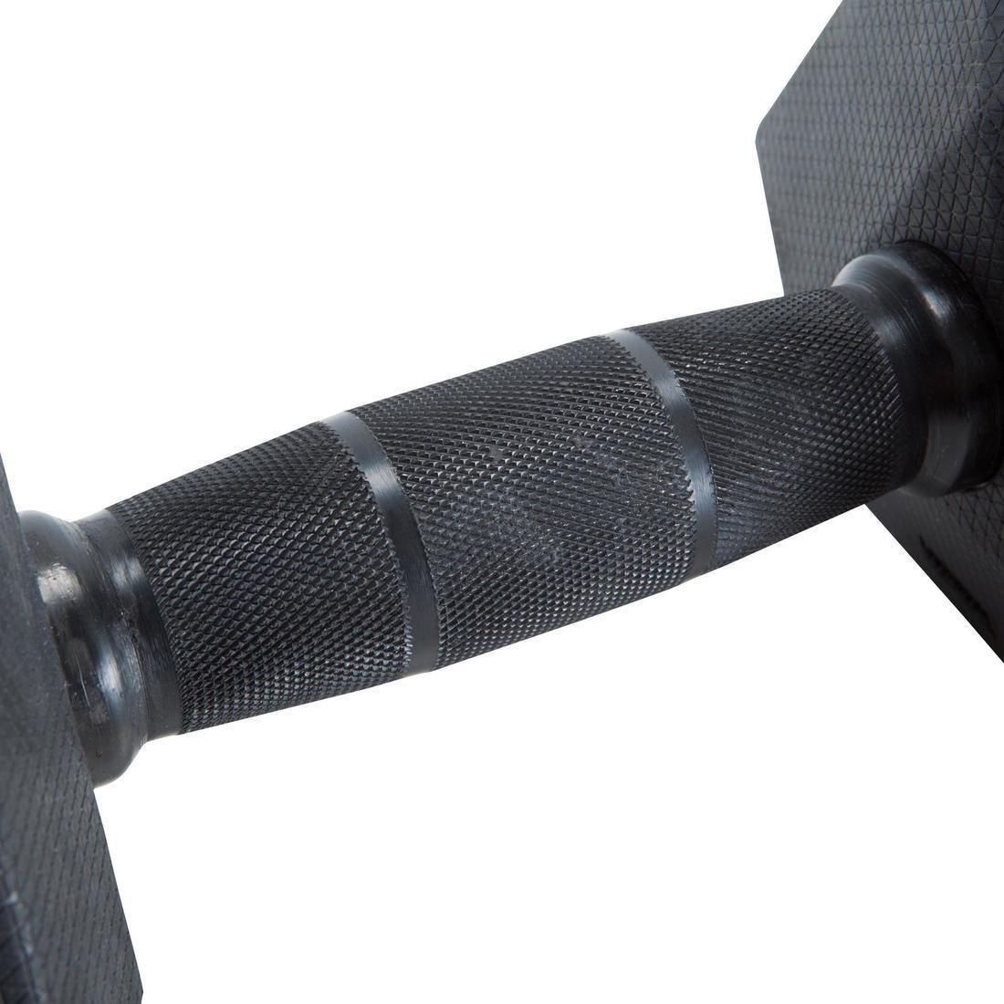 CORENGTH - Hex Dumbbell 7.5 kg, Black