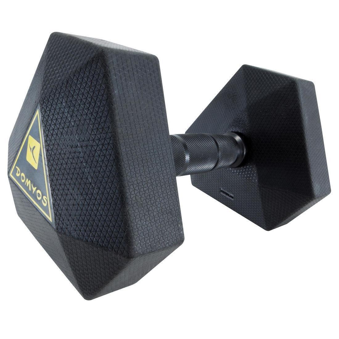 Hex Dumbbell 10kg, Black, No Color, large image number 2