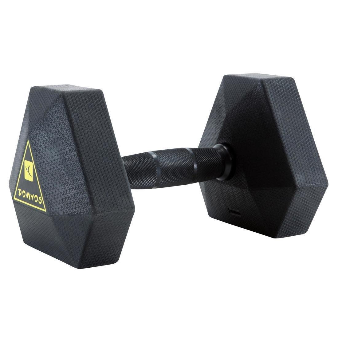 Hex Dumbbell 10kg, Black, No Color, large image number 3