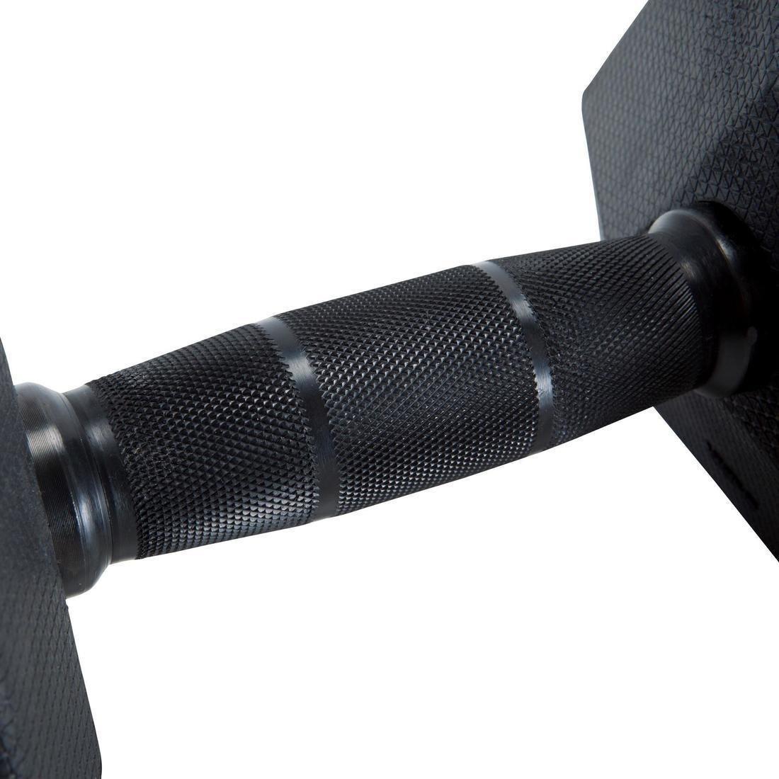 CORENGTH - Hex Dumbbell 10kg, Black