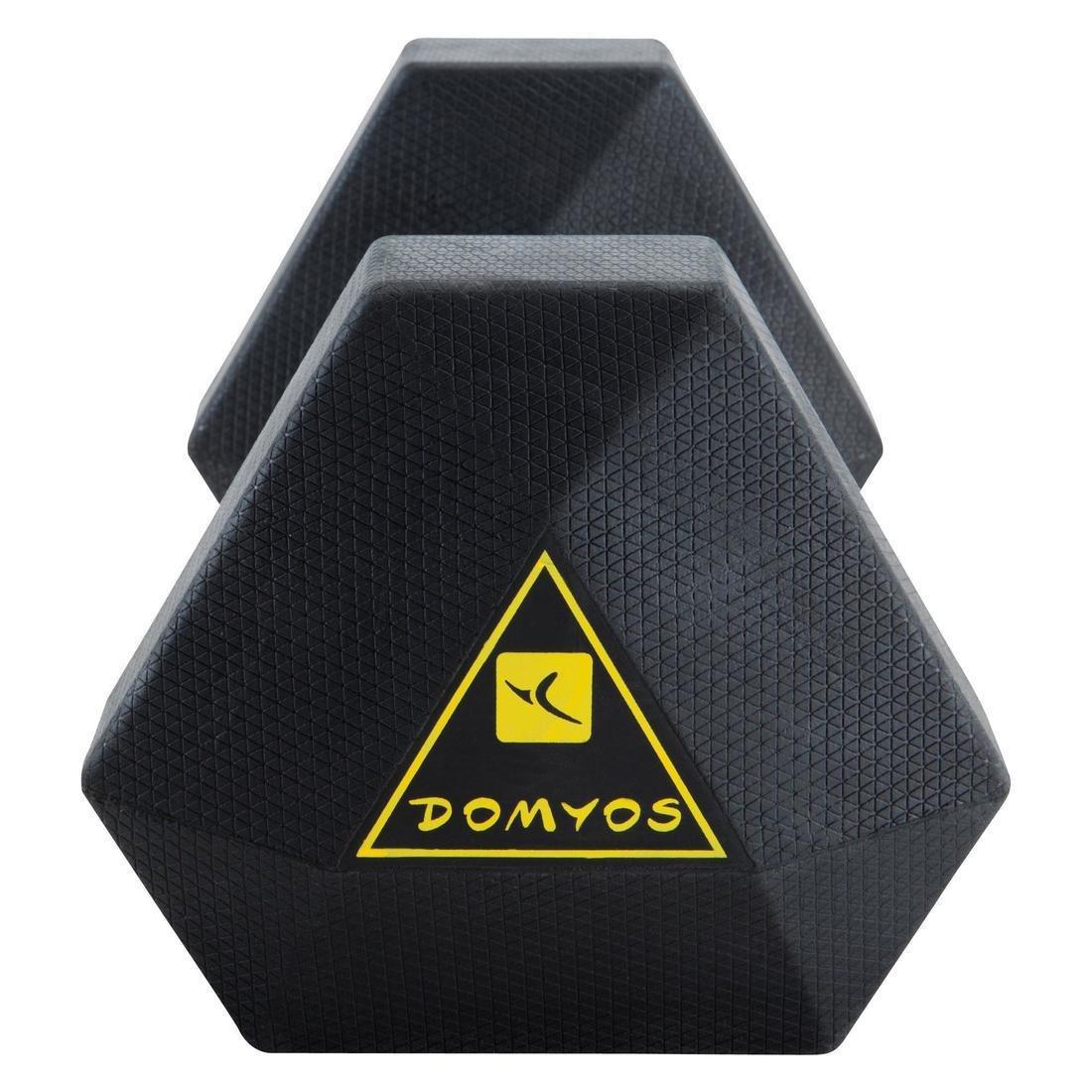 CORENGTH - Hex Dumbbell 10kg, Black