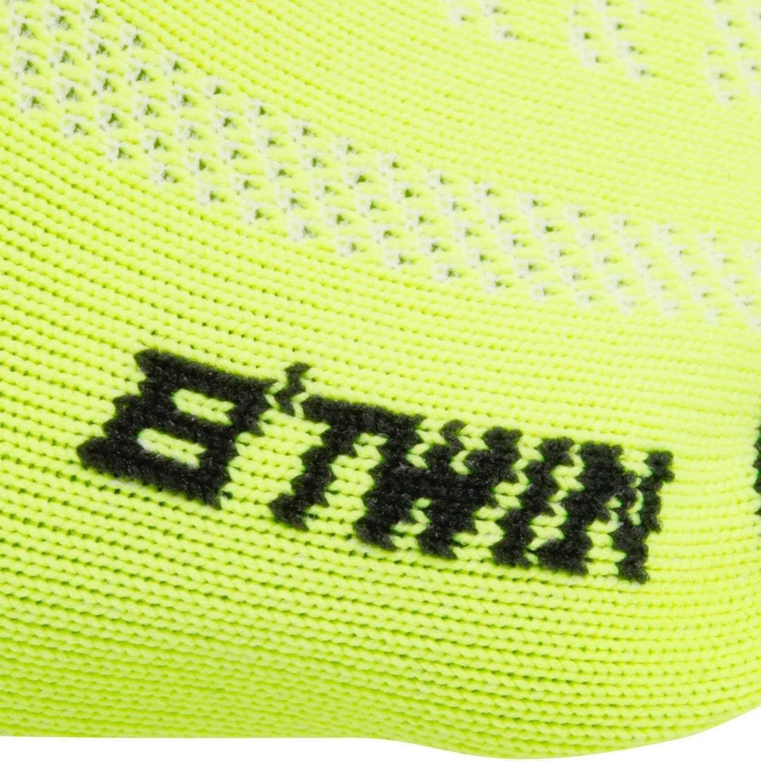 Summer Road Cycling Socks 500, Fluo Lime Yellow, , large image number 7