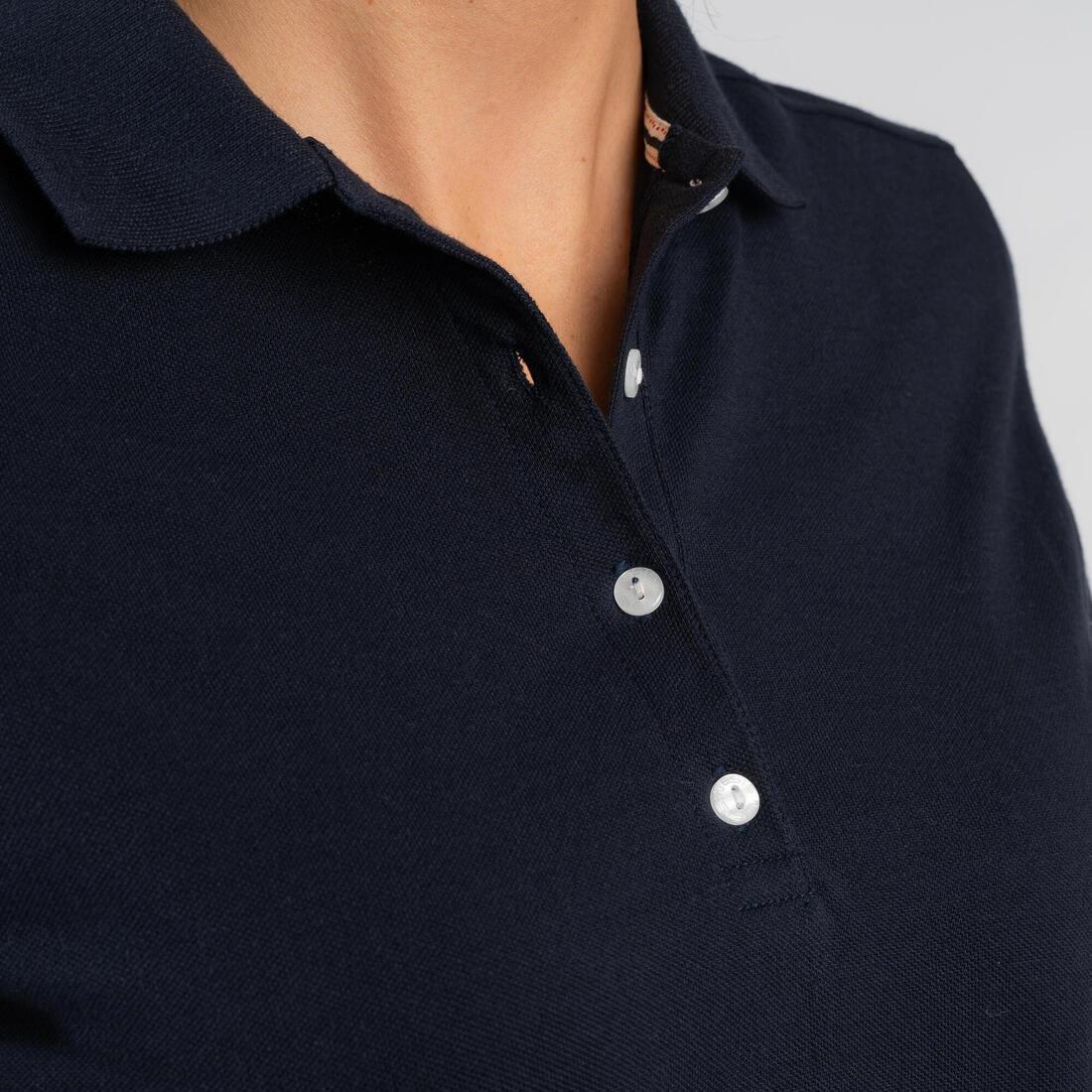Women's Golf Polo Shirt, Asphalt Blue, No Color, large image number 4