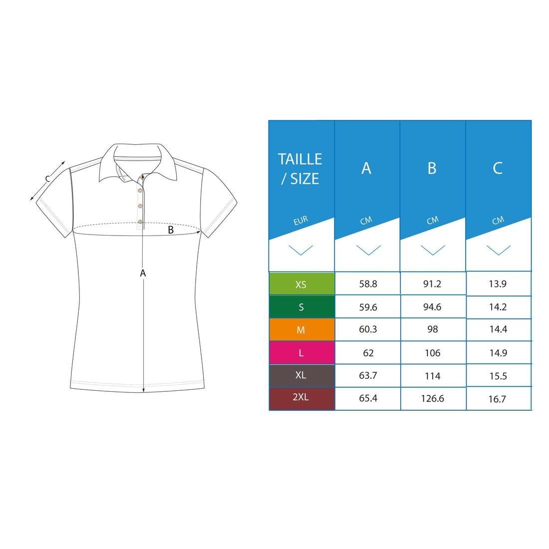 Women Golf Polo Shirt, Blue, No Color, large image number 10