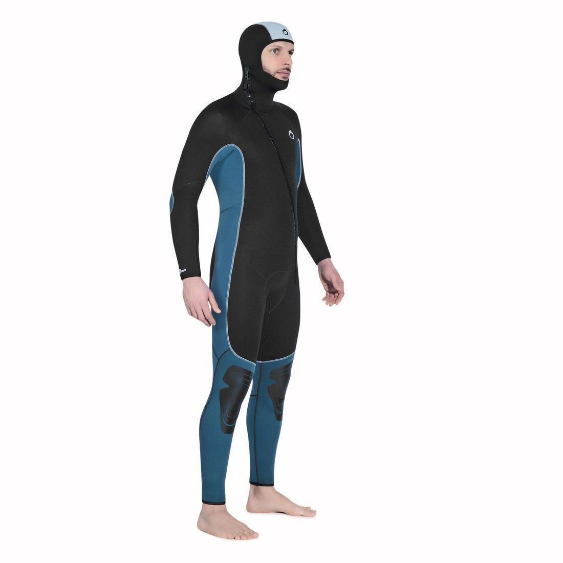 Subea-Orion Blue-Wetsuit Scd 1 00 M 5.5Mm, Turquoise, , large image number 7