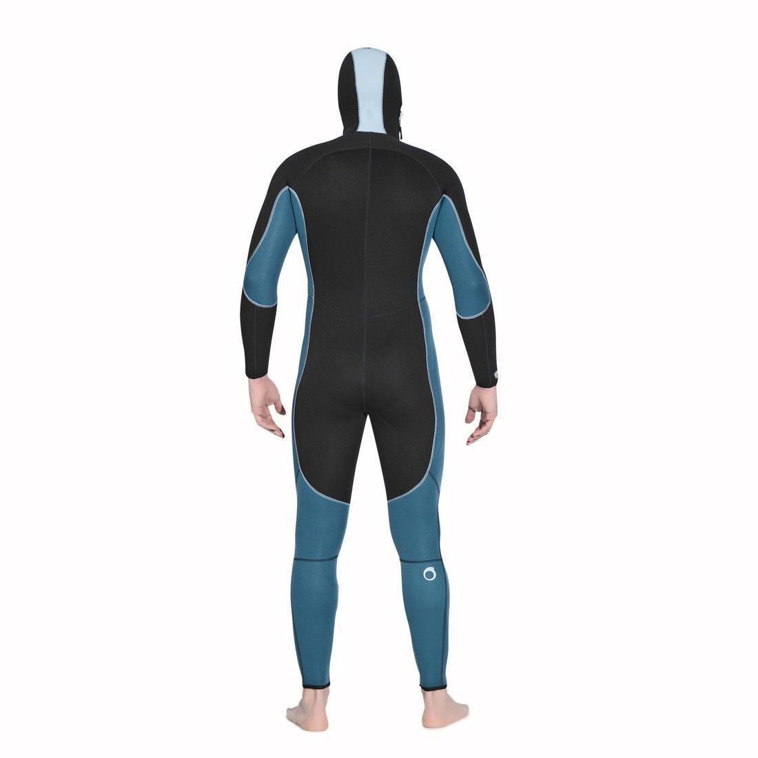 Subea-Orion Blue-Wetsuit Scd 1 00 M 5.5Mm, Turquoise, , large image number 8