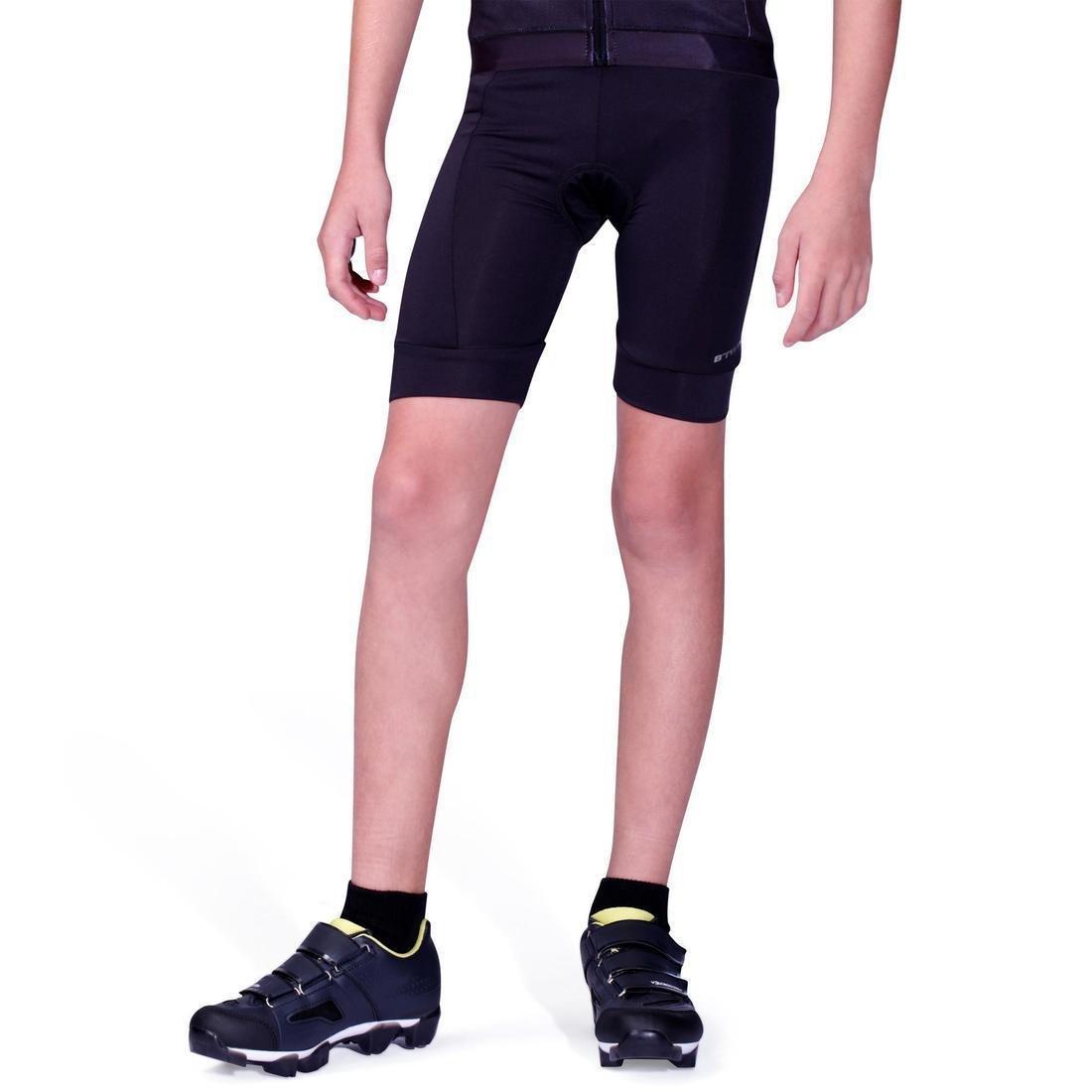 100 Kids' Cycling Shorts, Black, No Color, large image number 3