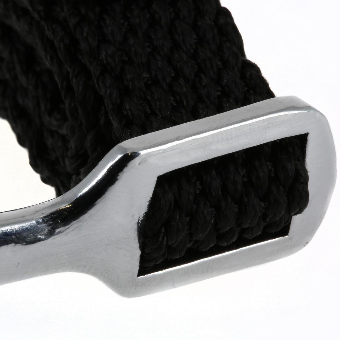 WHITE Women's 15 mm Round End Horse Riding Spurs + Straps, No Color, large image number 2