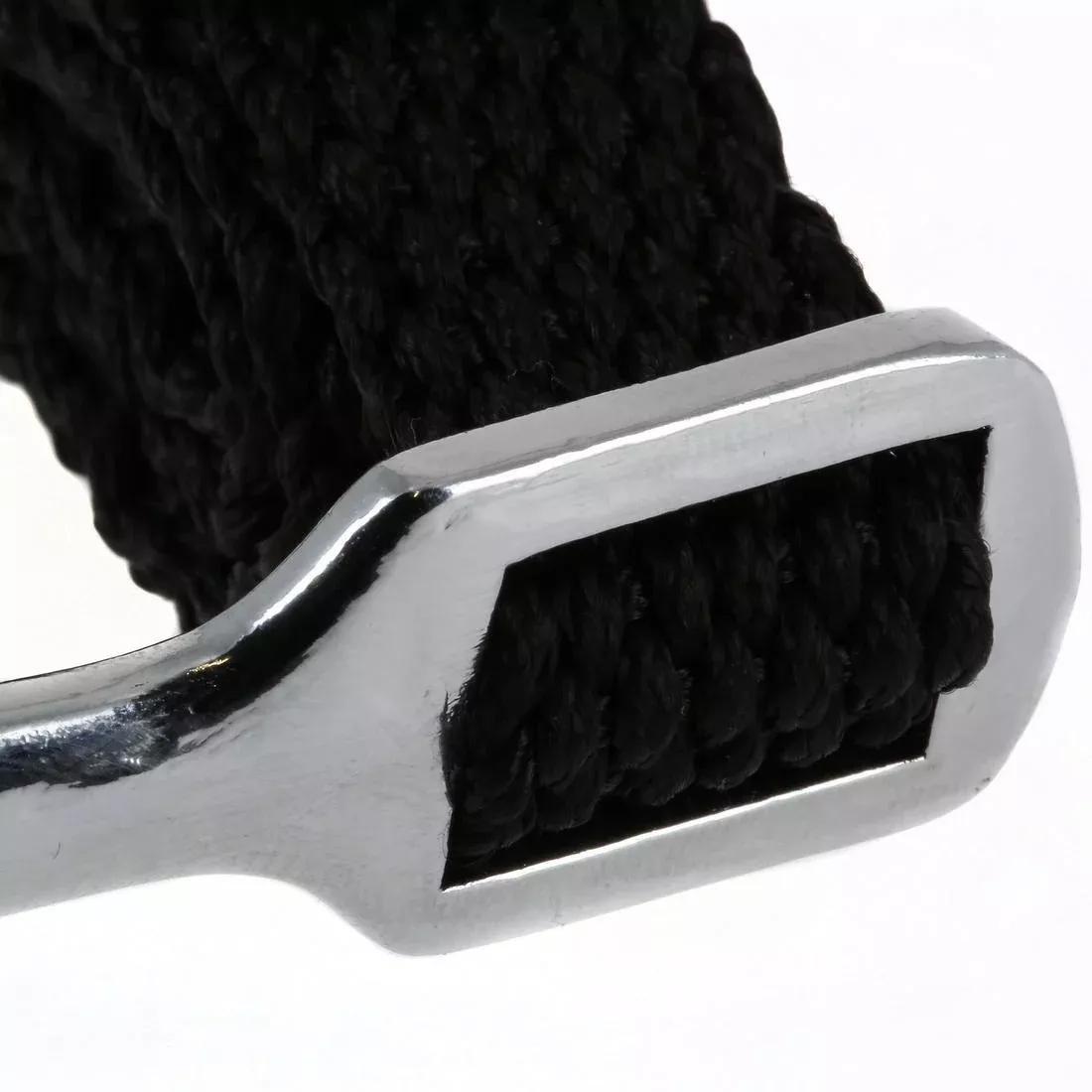 WHITE Women's 15 mm Round End Horse Riding Spurs + Straps, No Color, large image number 13