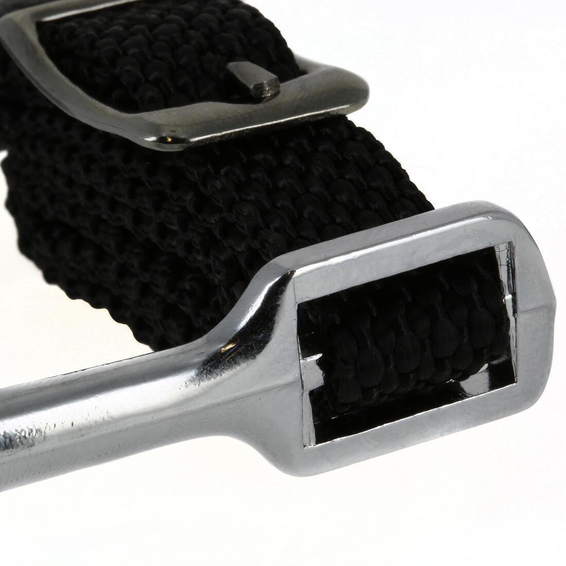 DEFAULT Square Tip Horse Riding Spurs + Straps 20 mm, No Color, large image number 2