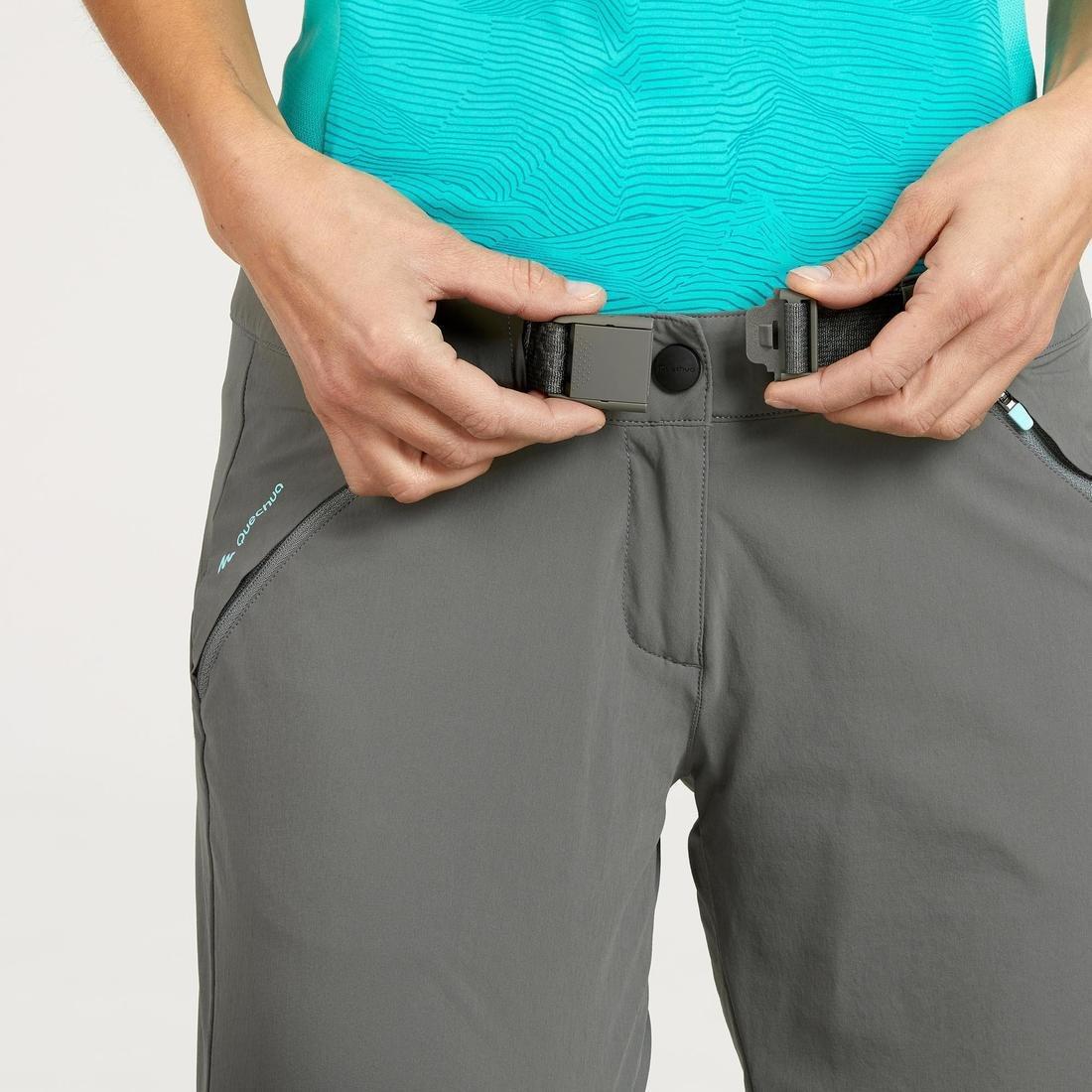 Women Mountain Hiking Shorts, Black, 5401_000, large image number 8