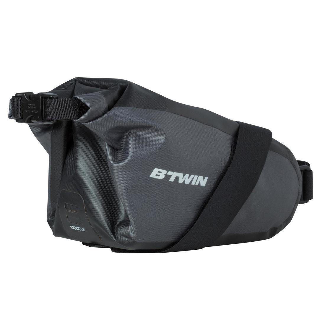 Bike Waterproof Saddle Bag 900, Dark Grey, , medium