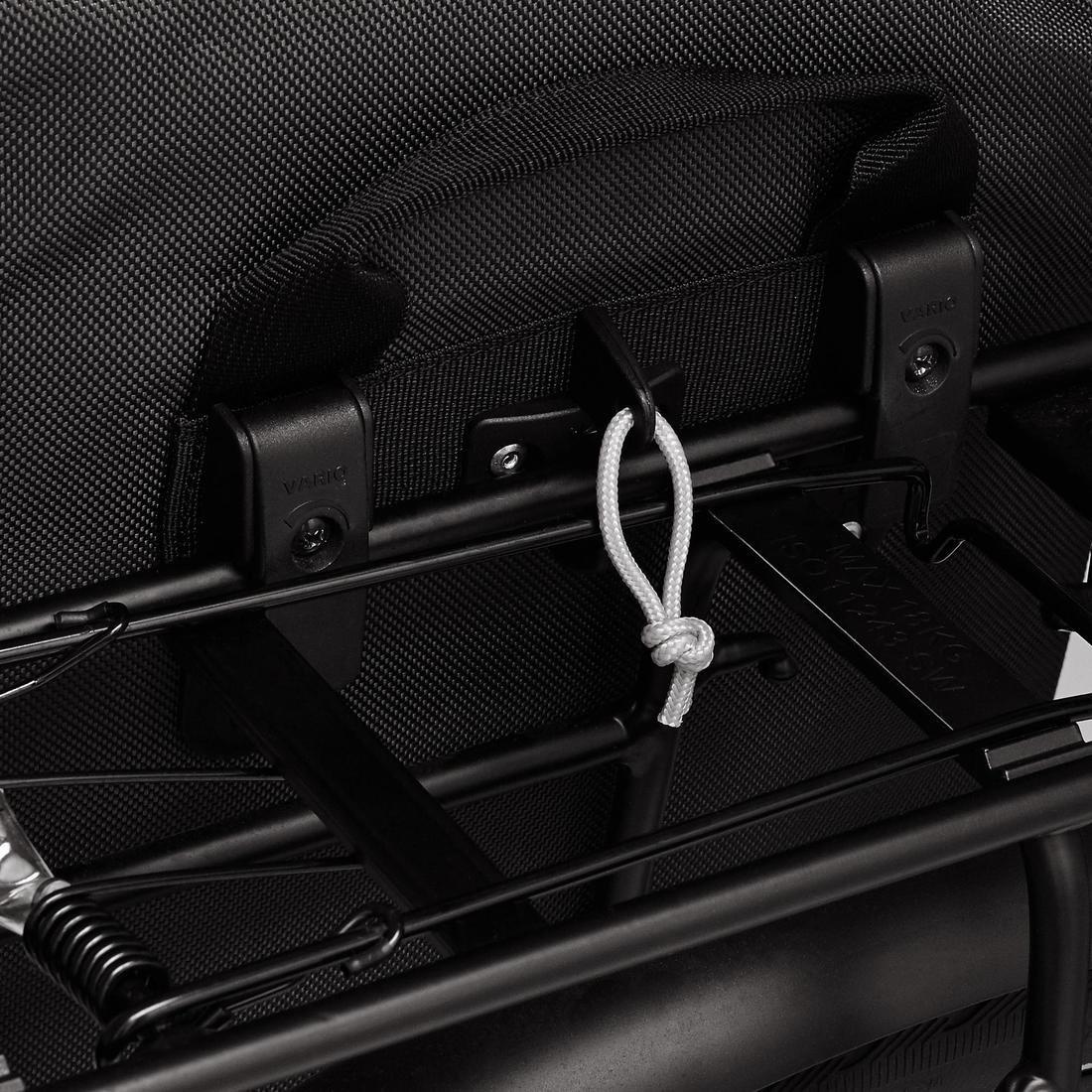 500 Waterproof Pannier Rack Bike Bag, Black, No Color, large image number 4