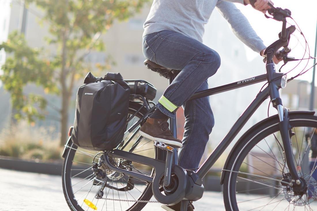 500 Waterproof Pannier Rack Bike Bag, Black, No Color, large image number 8