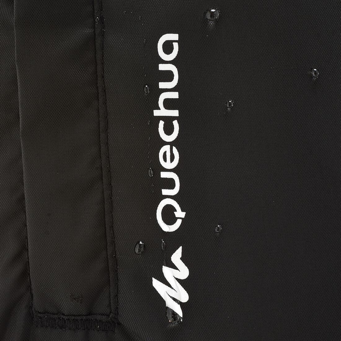 Women Waterproof Nature Hiking Overtrousers, Black, , large image number 4