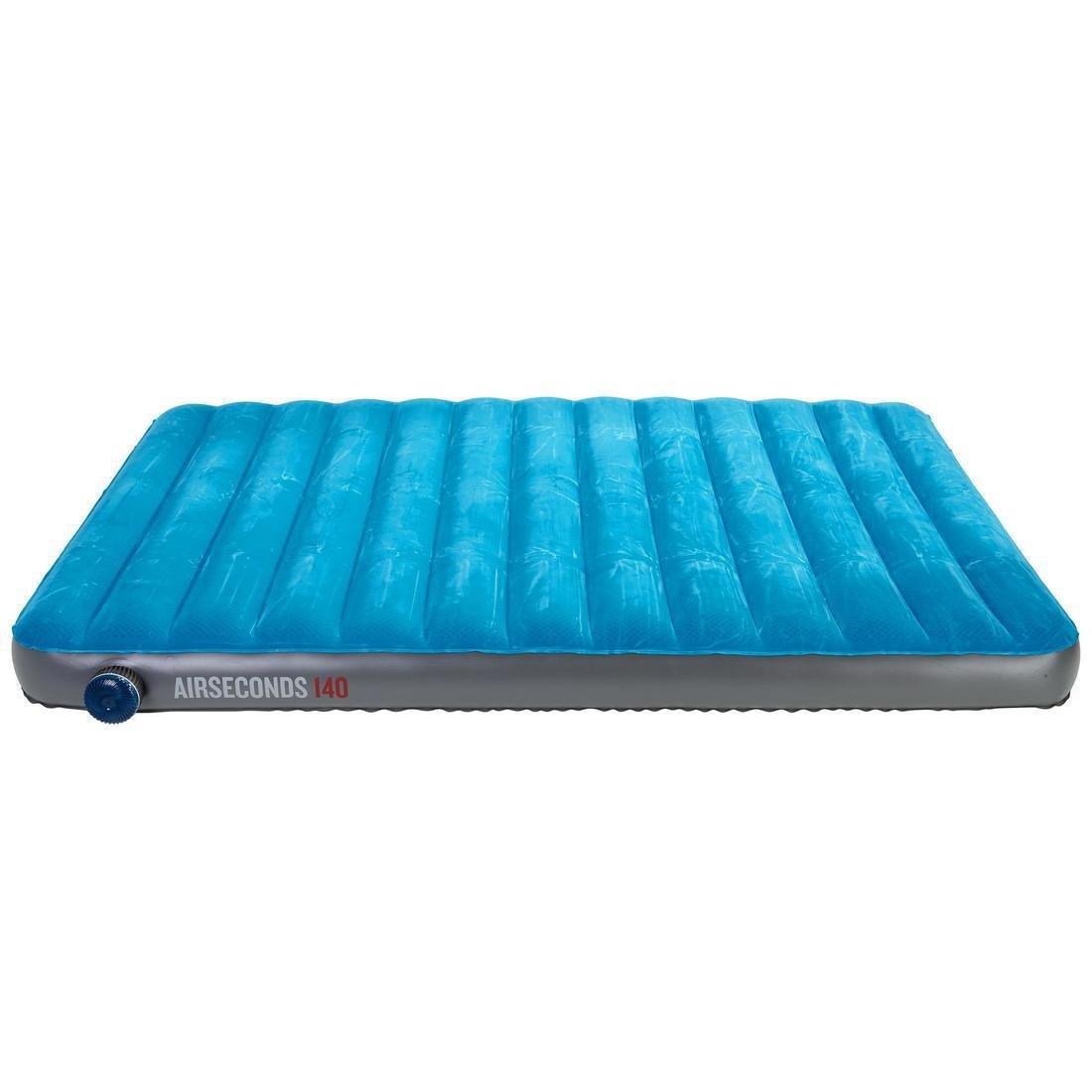 QUECHUA - Inflatable Camping Mattress - Air Seconds  - 2 Person, Teal Blue