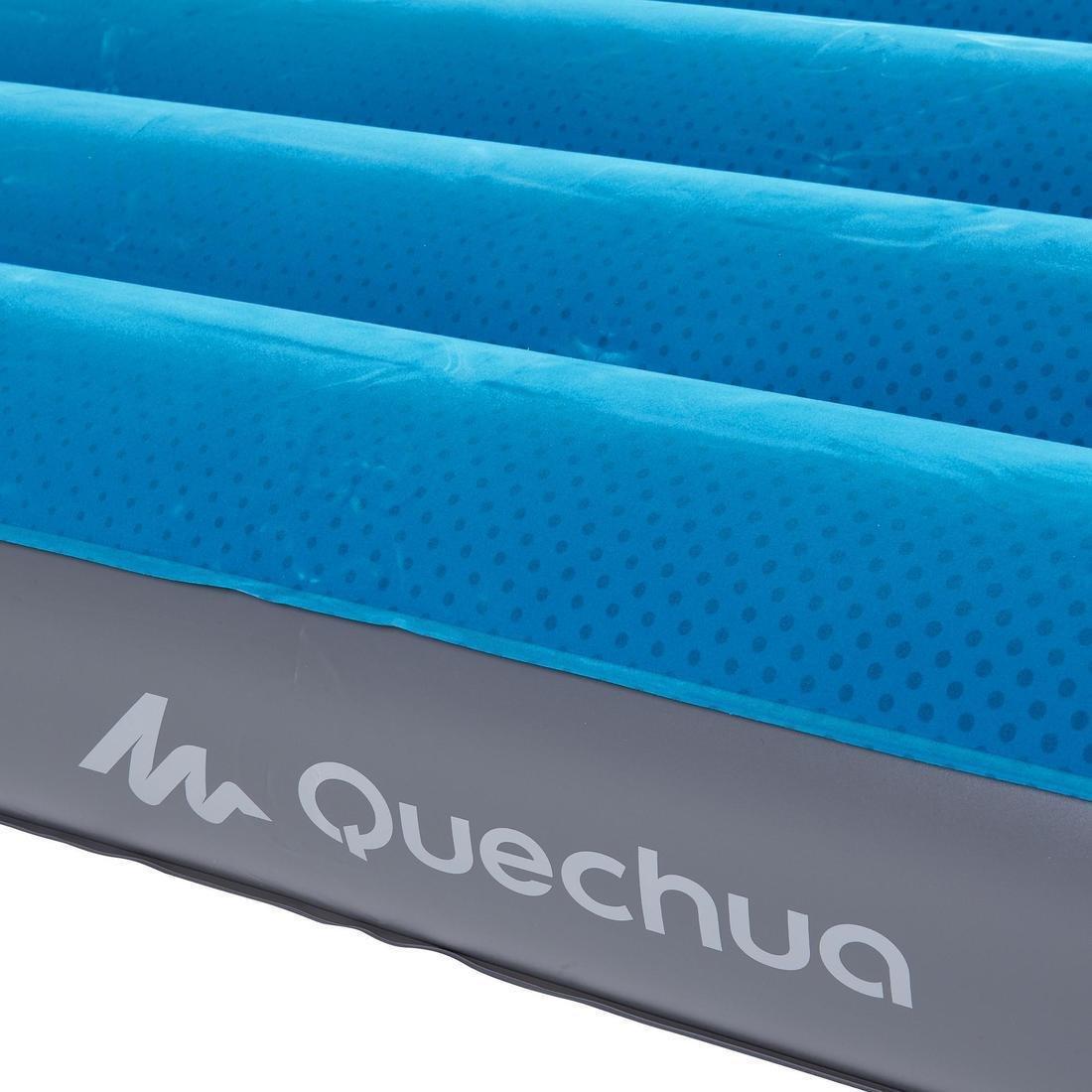 QUECHUA - Inflatable Camping Mattress - Air Seconds  - 2 Person, Teal Blue