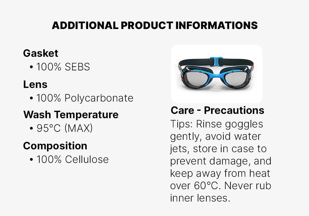 Adult XBASE Susy Swimming Goggles, Navy, No Color, large image number 16