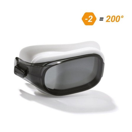 NABAIJI - Lens For Corrective Swimming Goggles Selfit Smoked, Magnolia