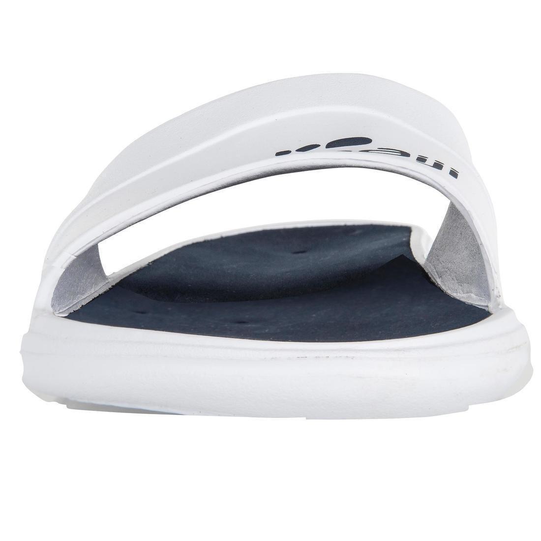 Men's Pool Sandals Slap 500, White, No Color, large image number 6