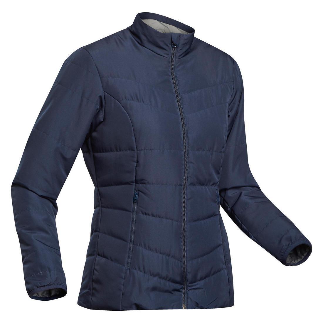 Women's Walking Padded Jacket, Navy, No Color, medium