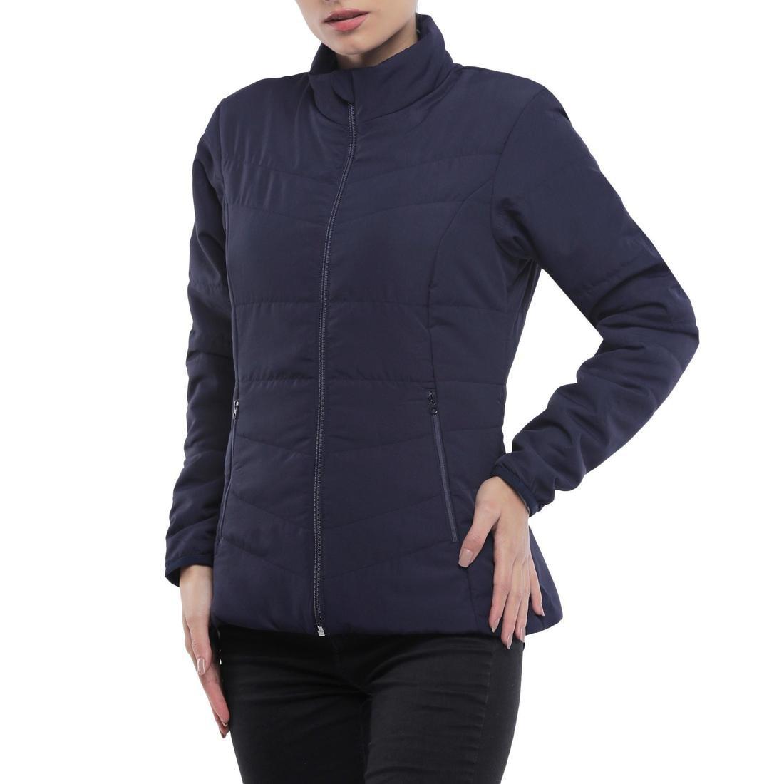 Women's Walking Padded Jacket, Navy, No Color, medium