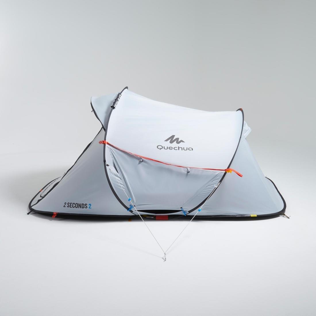 2 Person Camping Tent, 2 Seconds, Fresh and Black-White, No Color, large image number 4