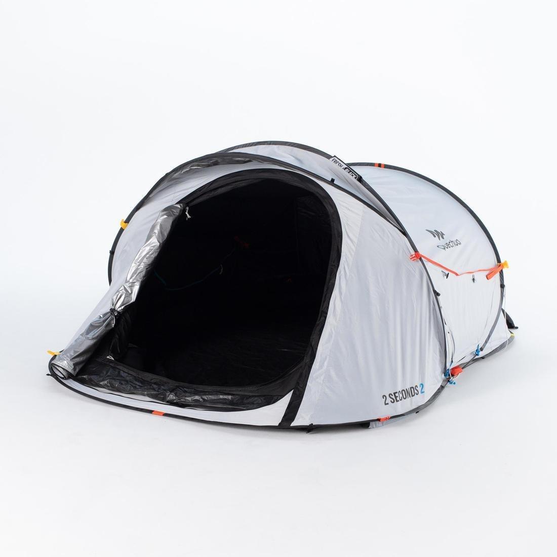 2 Person Camping Tent, 2 Seconds, Fresh and Black-White, No Color, large image number 10