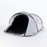 QUECHUA - 2 Person Camping Tent, 2 Seconds, Fresh and Black-White