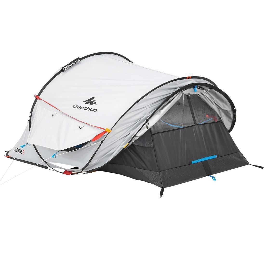 2 Person Camping Tent, 2 Seconds, Fresh and Black-White, No Color, large image number 11