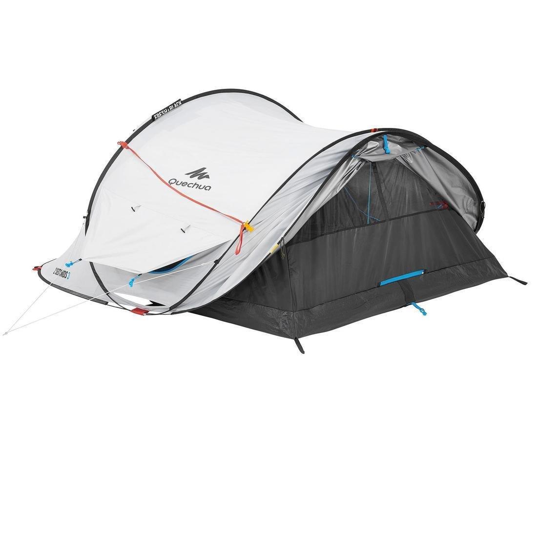 3 Person Camping Tent, 2 Seconds, Fresh and Black-White, No Color, large image number 6