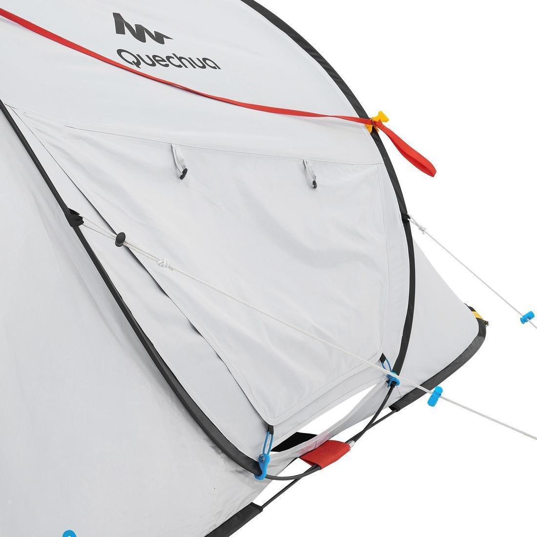 QUECHUA - Camping Tent, Fresh 2 Seconds, Black-White