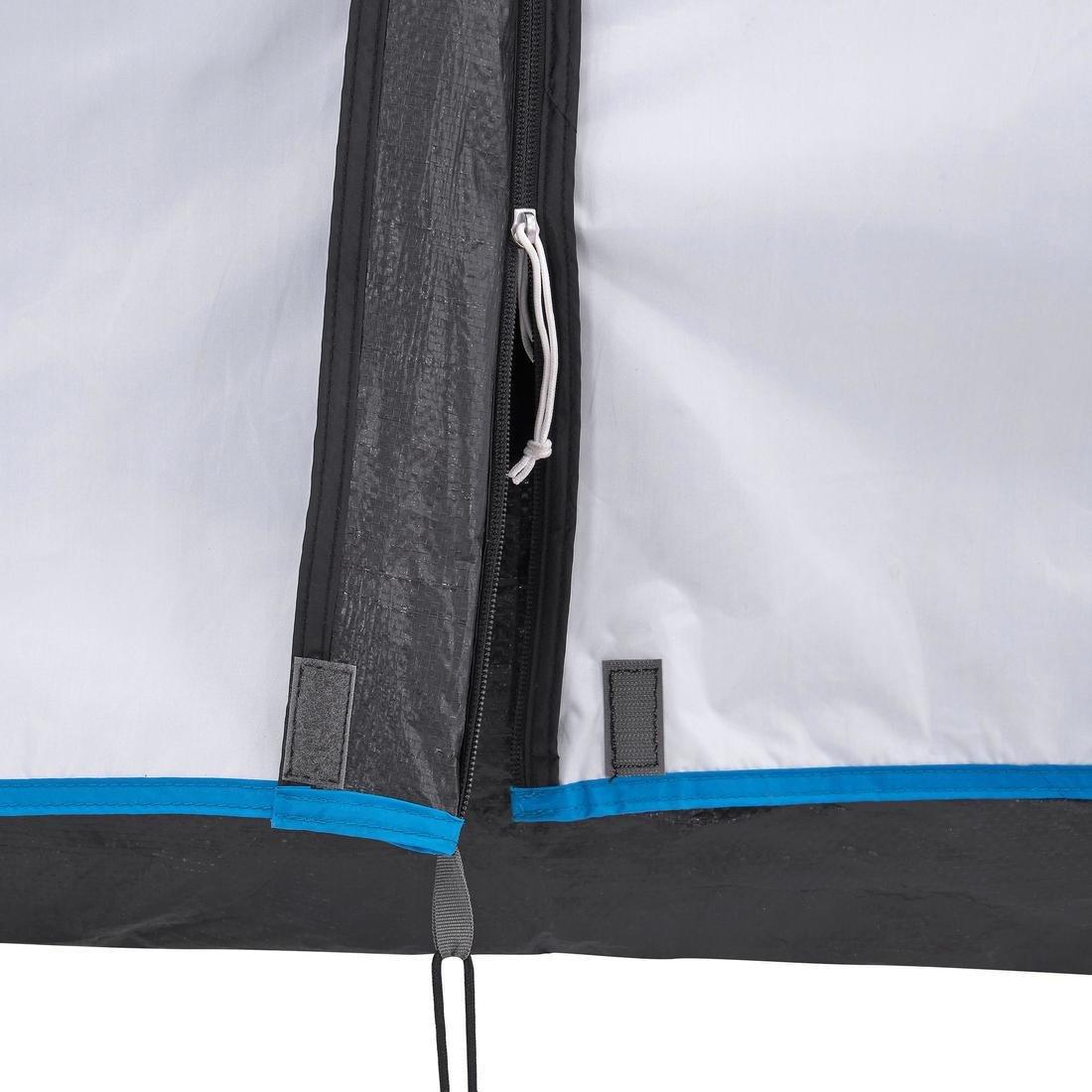 3 Person Camping Tent Arpenaz, Fresh and Black, , large image number 7