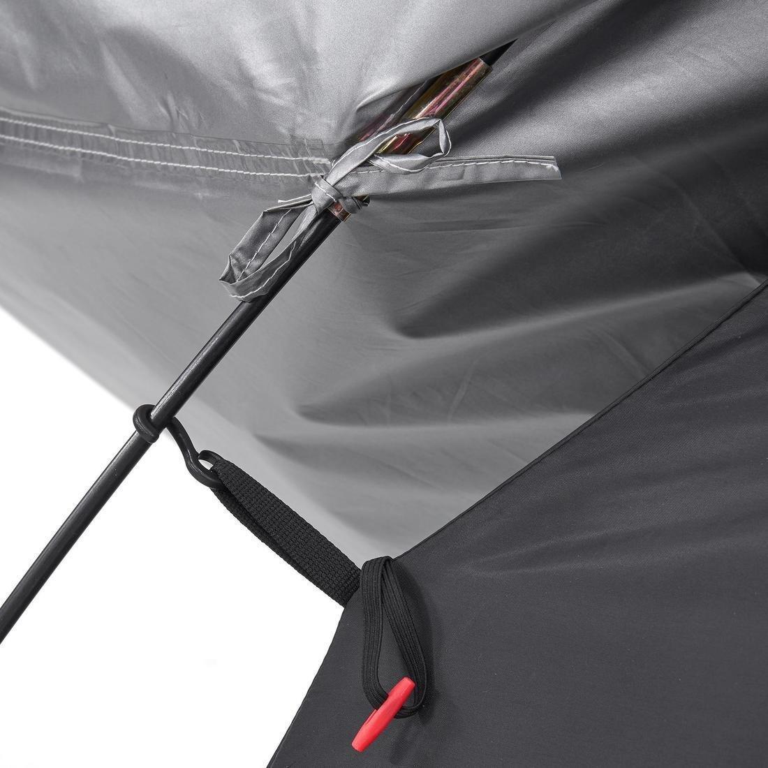 3 Person Camping Tent Arpenaz, Fresh and Black, , large image number 10