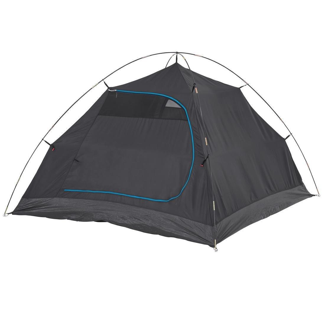 3 Person Camping Tent Arpenaz, Fresh and Black, , large image number 12