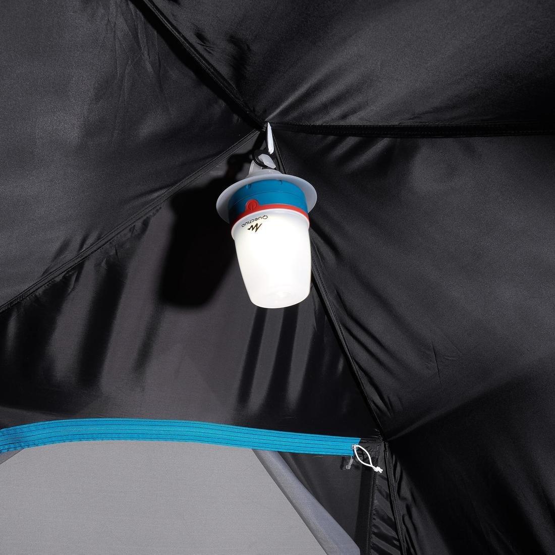 3 Person Camping Tent Arpenaz, Fresh and Black, , large image number 14