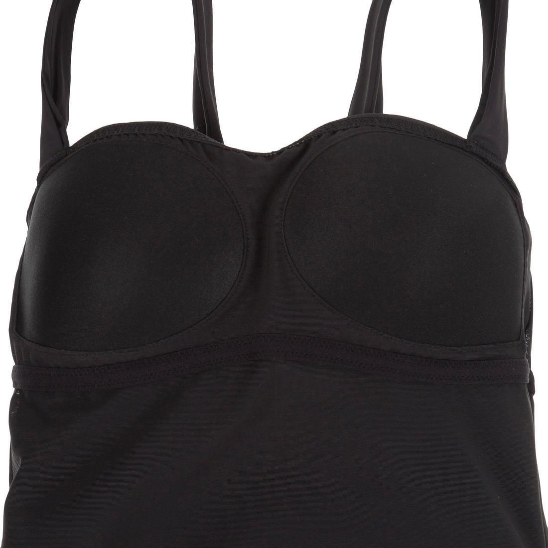 BLACK Dora Women's One-Piece Body-Sculpting Swimsuit with Flat Stomach Effect - Black, , large image number 10