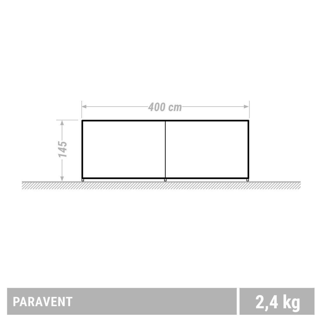 Camping Windbreak  6 Person, Dark Blue, No Color, large image number 1