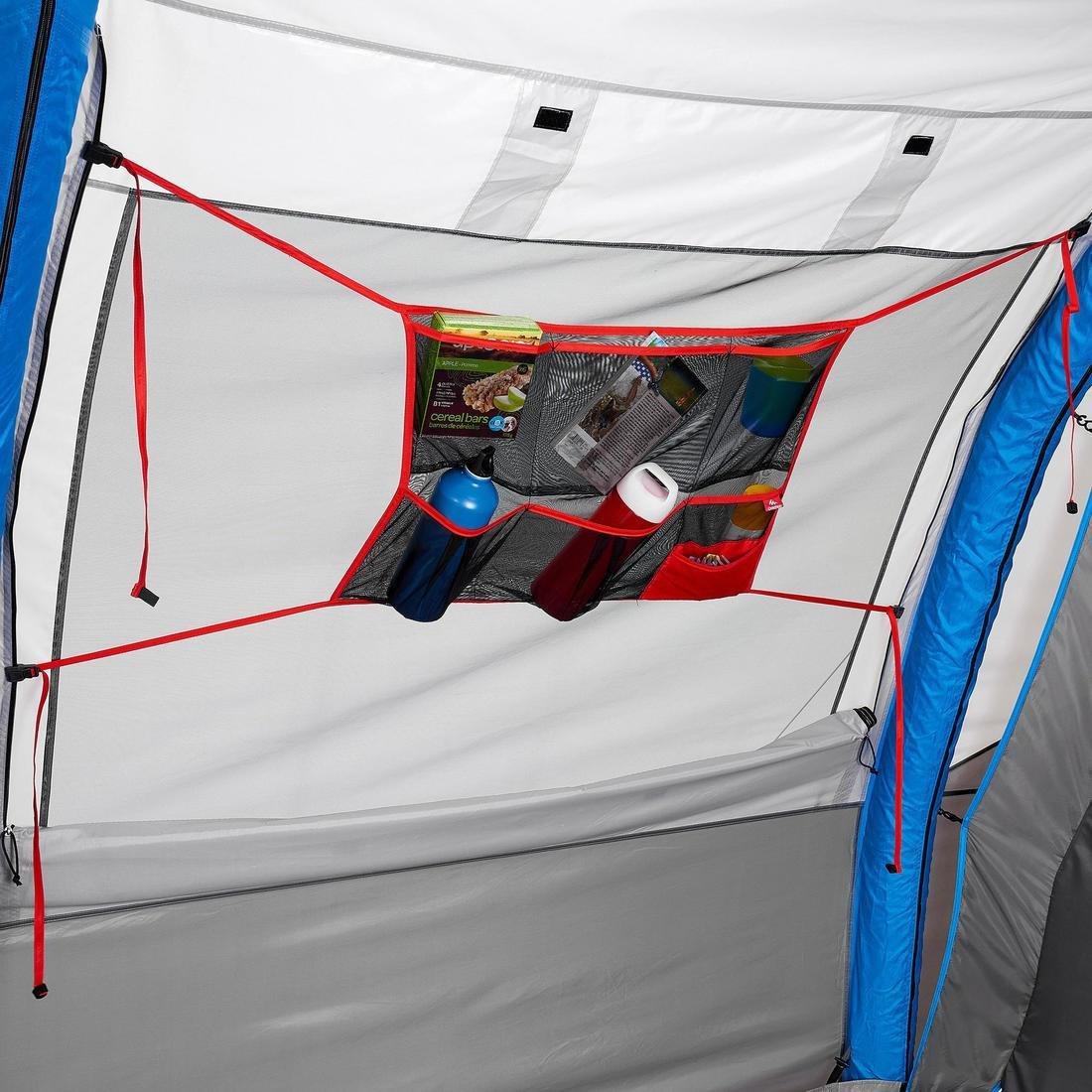 Universal Camping Tent Or Living Room Netting - 6 Pouches With Different Formats, Red, No Color, large image number 2