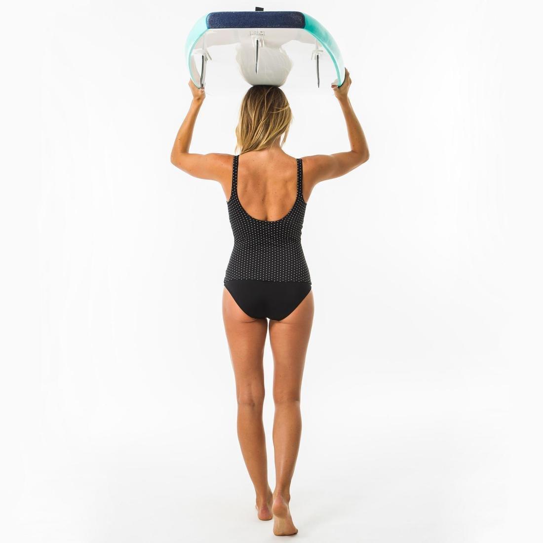 Women 1-Piece Body-Sculpting Swimsuit - Doli Puka, Black, , large image number 5