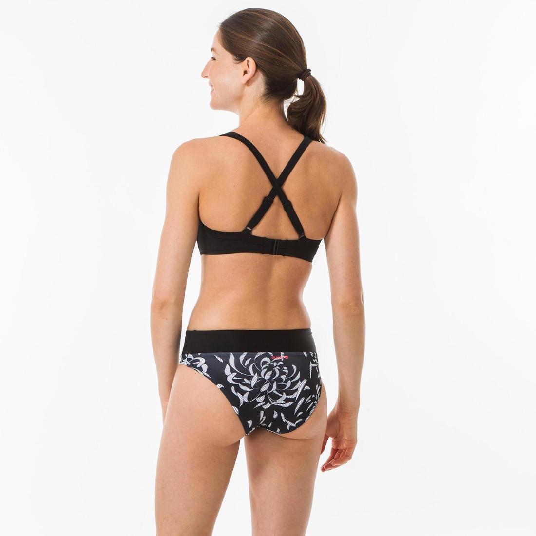 Eden Women's Underwired Minimiser Swimsuit Top, Black, , large image number 5