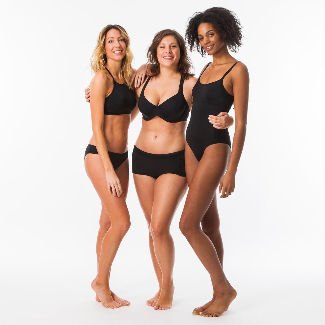 Eden Women's Underwired Minimiser Swimsuit Top, Black, , large image number 8
